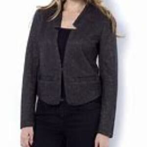 NWT C. Wonder Metallic Tweed Jacket, L